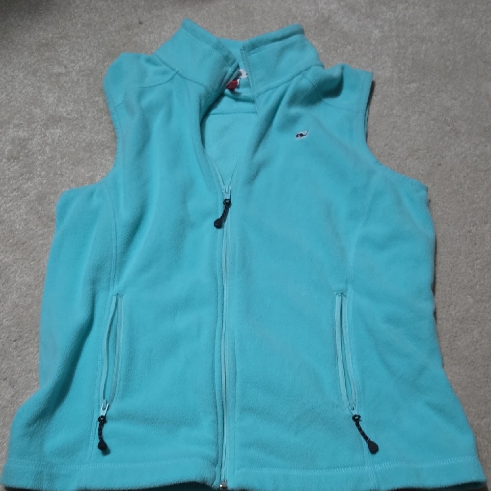 Vineyard Vines Aqua Fleece Vest